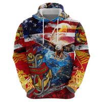 Serving The Nation Despite Injustice Hoodie - Wonder Print Shop