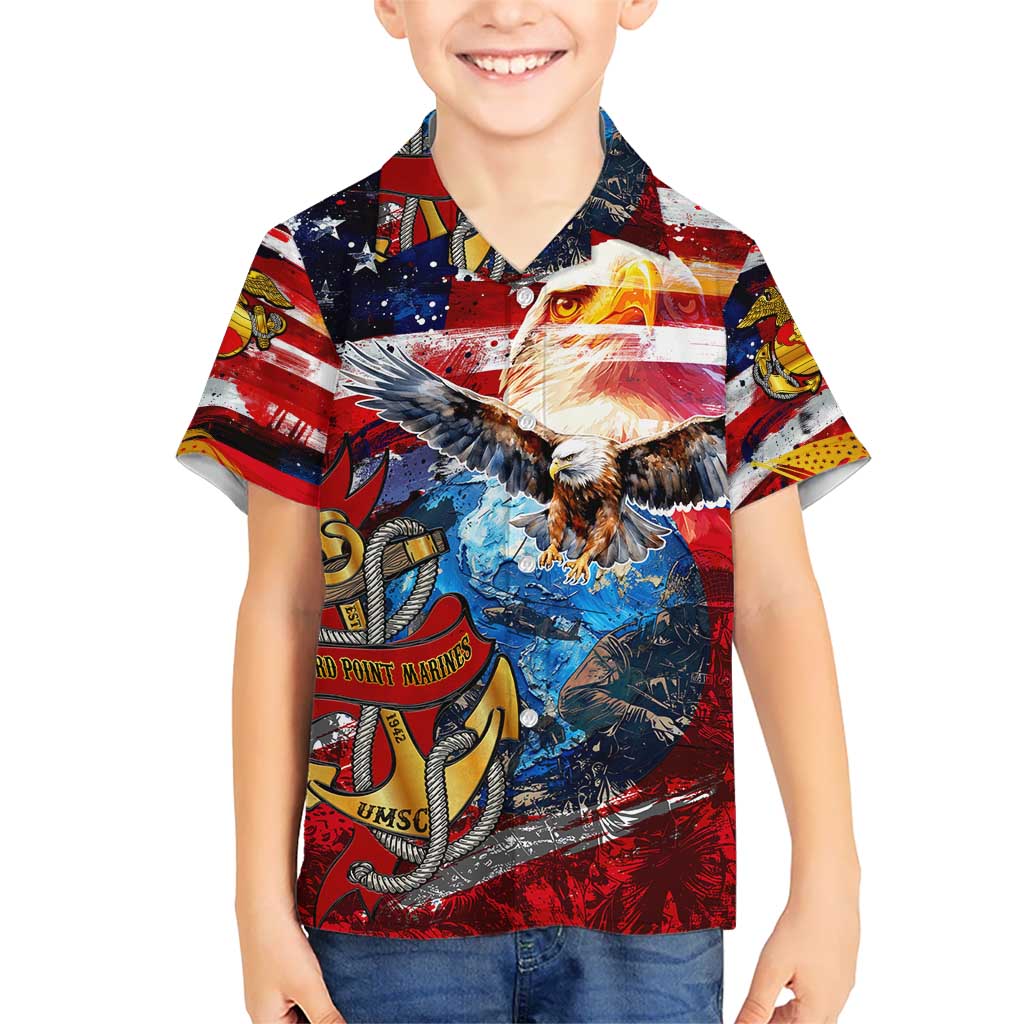 Serving The Nation Despite Injustice Kid Hawaiian Shirt - Wonder Print Shop