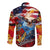 Serving The Nation Despite Injustice Long Sleeve Button Shirt - Wonder Print Shop
