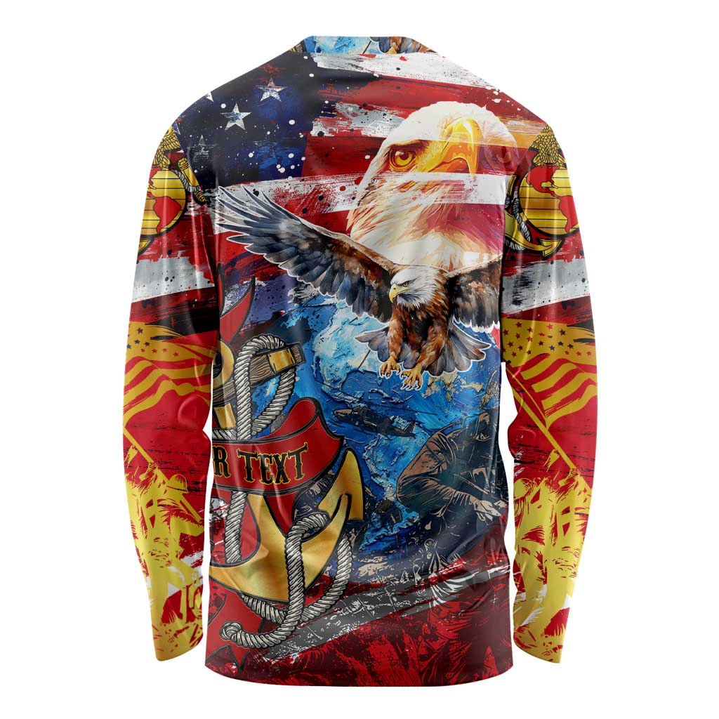 Serving The Nation Despite Injustice Long Sleeve Shirt - Wonder Print Shop