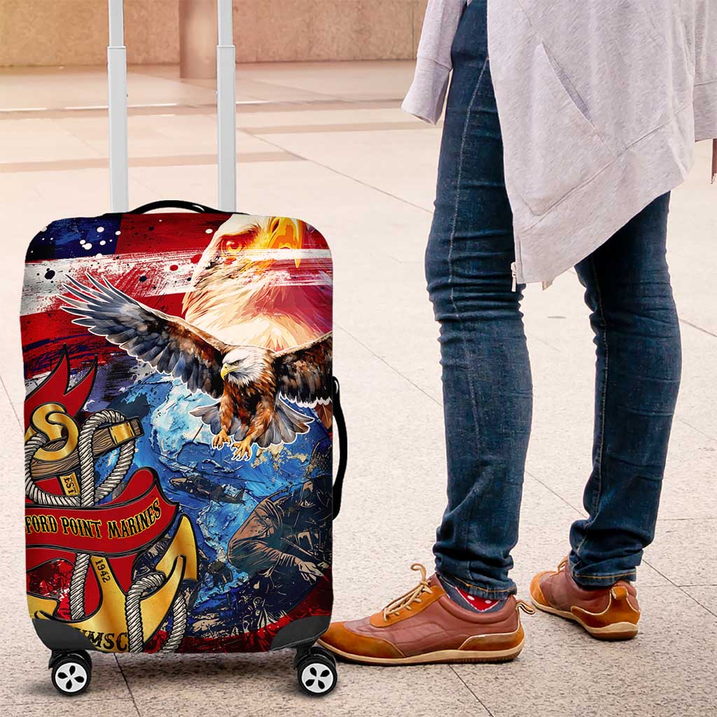 Serving The Nation Despite Injustice Luggage Cover - Wonder Print Shop