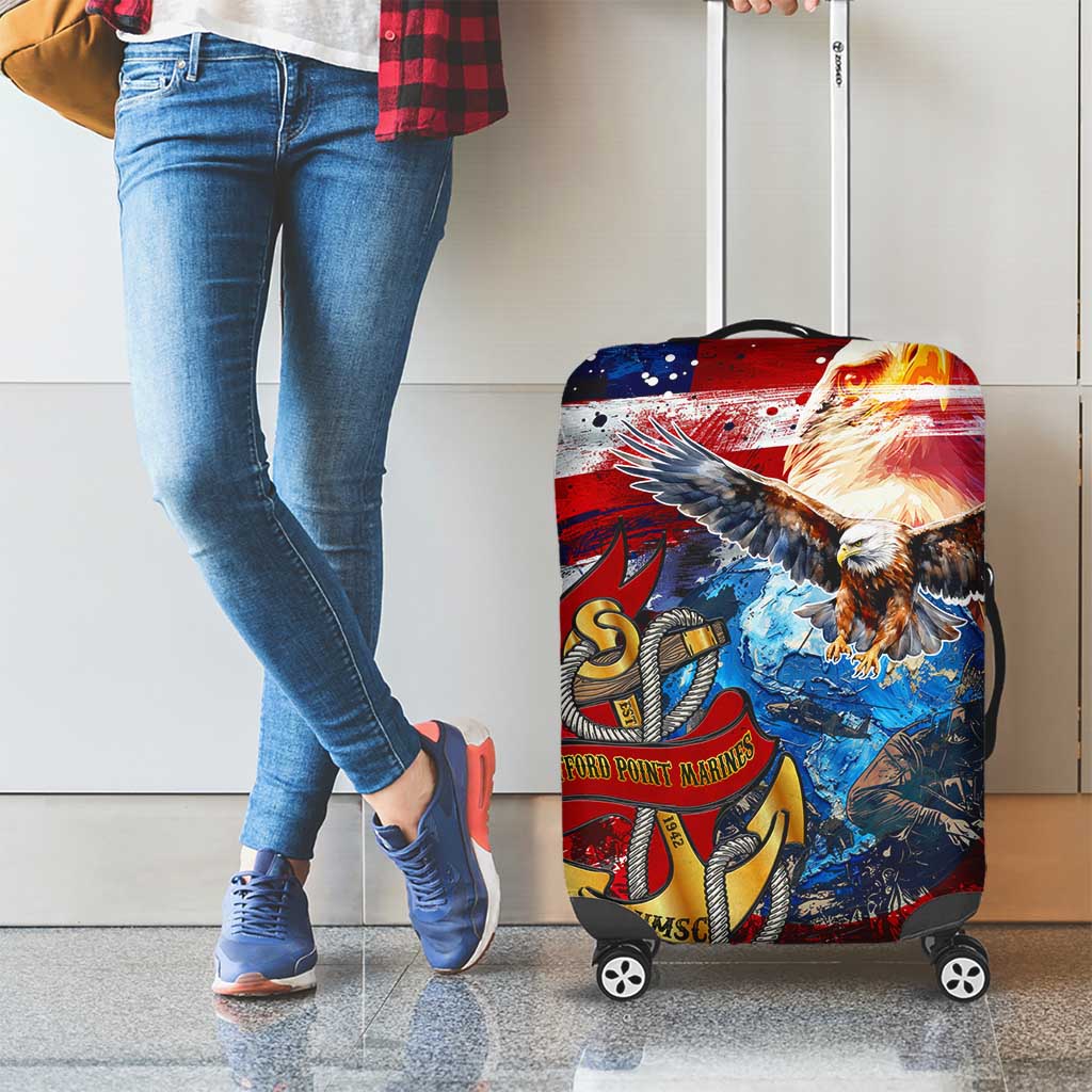 Serving The Nation Despite Injustice Luggage Cover - Wonder Print Shop