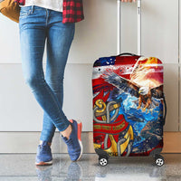 Serving The Nation Despite Injustice Luggage Cover - Wonder Print Shop