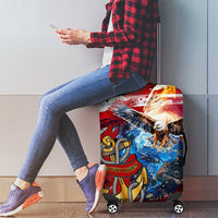 Serving The Nation Despite Injustice Luggage Cover - Wonder Print Shop
