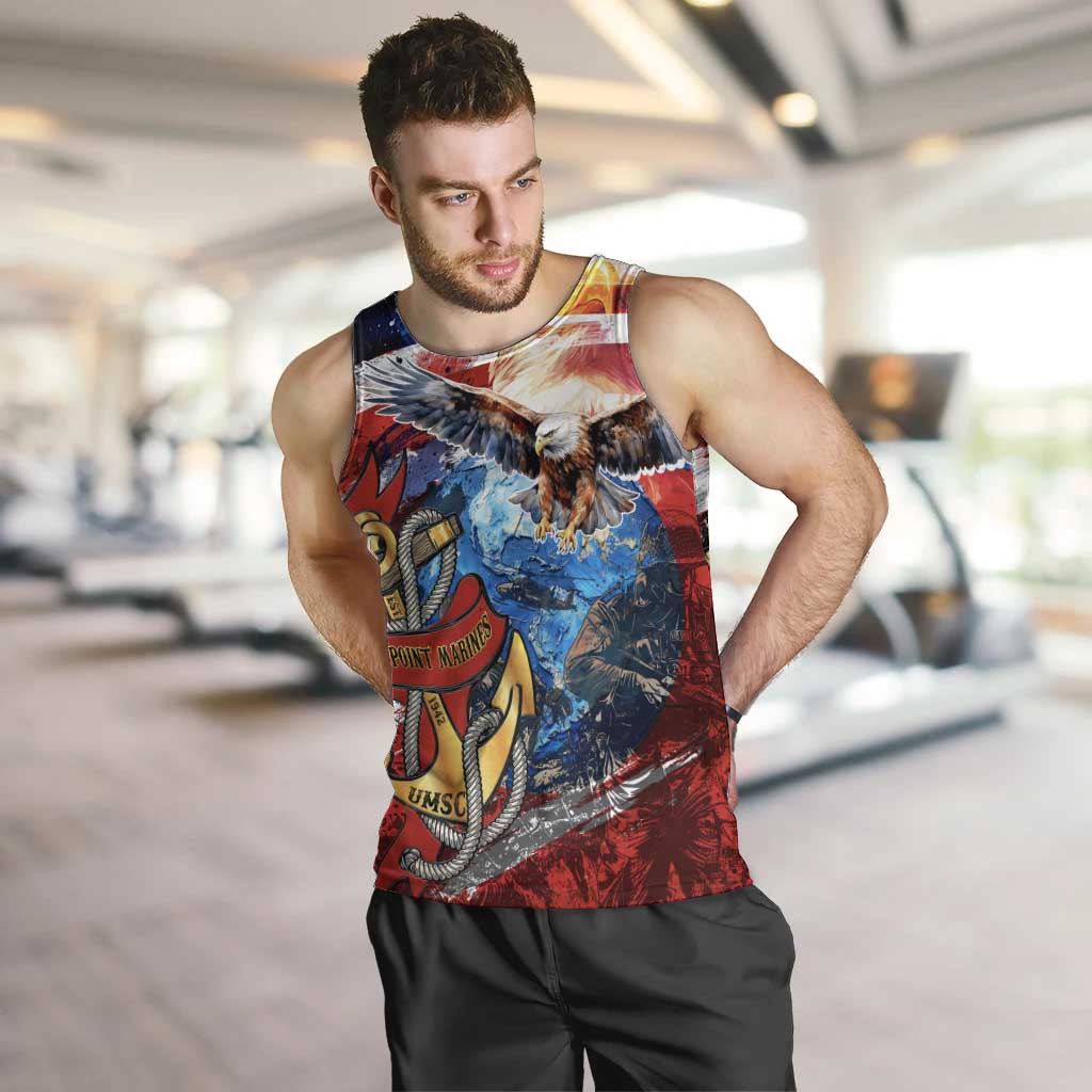 Serving The Nation Despite Injustice Men Tank Top - Wonder Print Shop