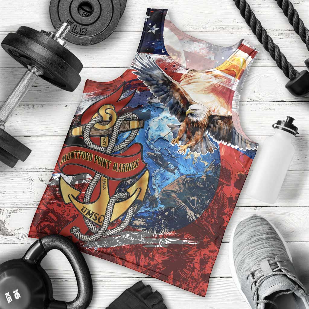 Serving The Nation Despite Injustice Men Tank Top - Wonder Print Shop