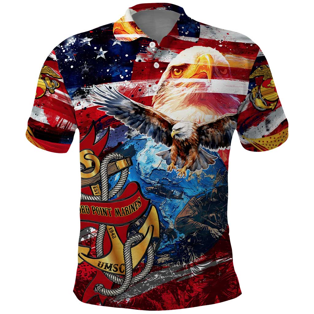 Serving The Nation Despite Injustice Polo Shirt - Wonder Print Shop
