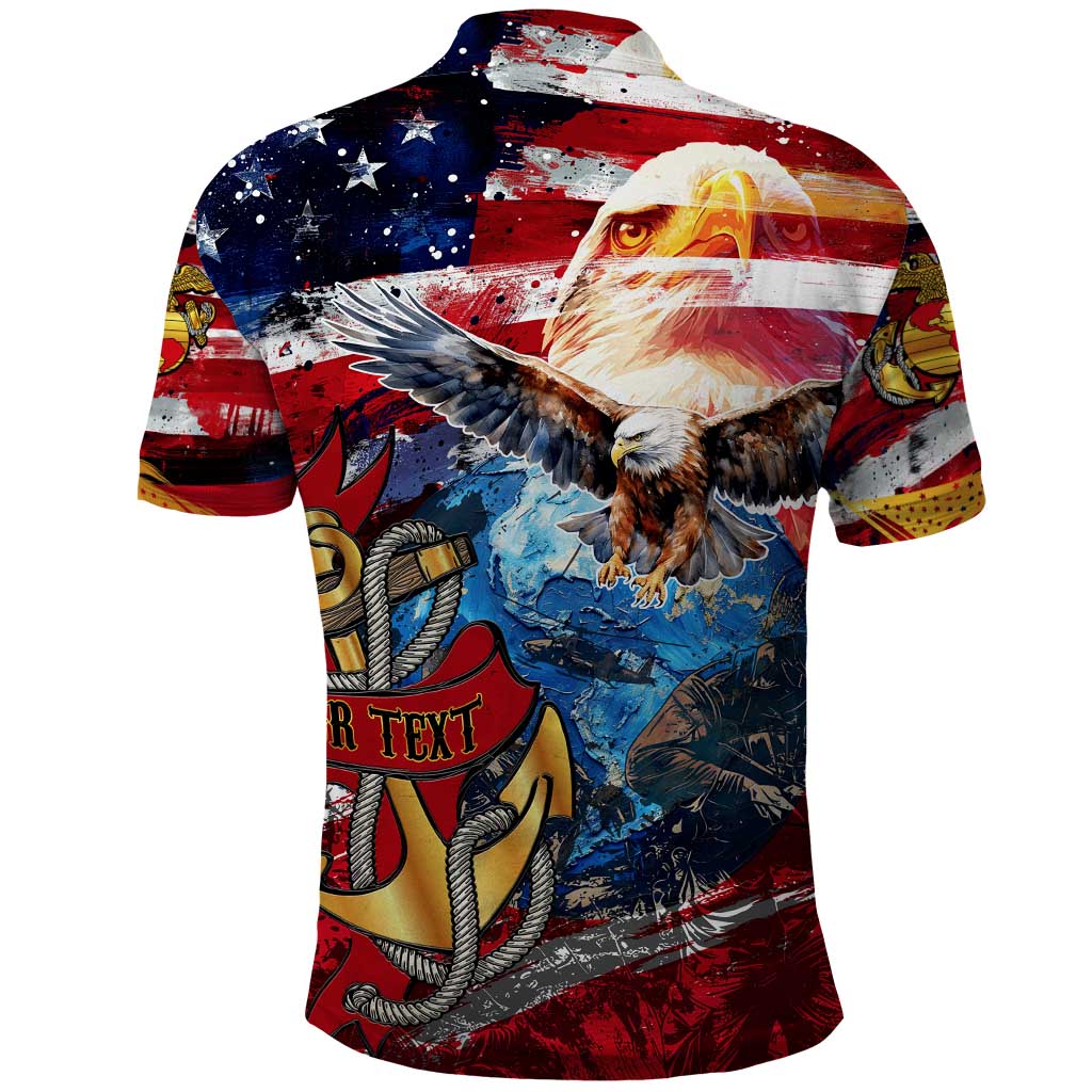 Serving The Nation Despite Injustice Polo Shirt - Wonder Print Shop