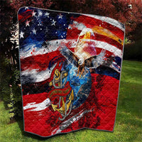 Serving The Nation Despite Injustice Quilt - Wonder Print Shop