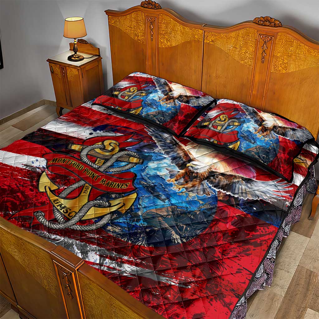 Serving The Nation Despite Injustice Quilt Bed Set - Wonder Print Shop