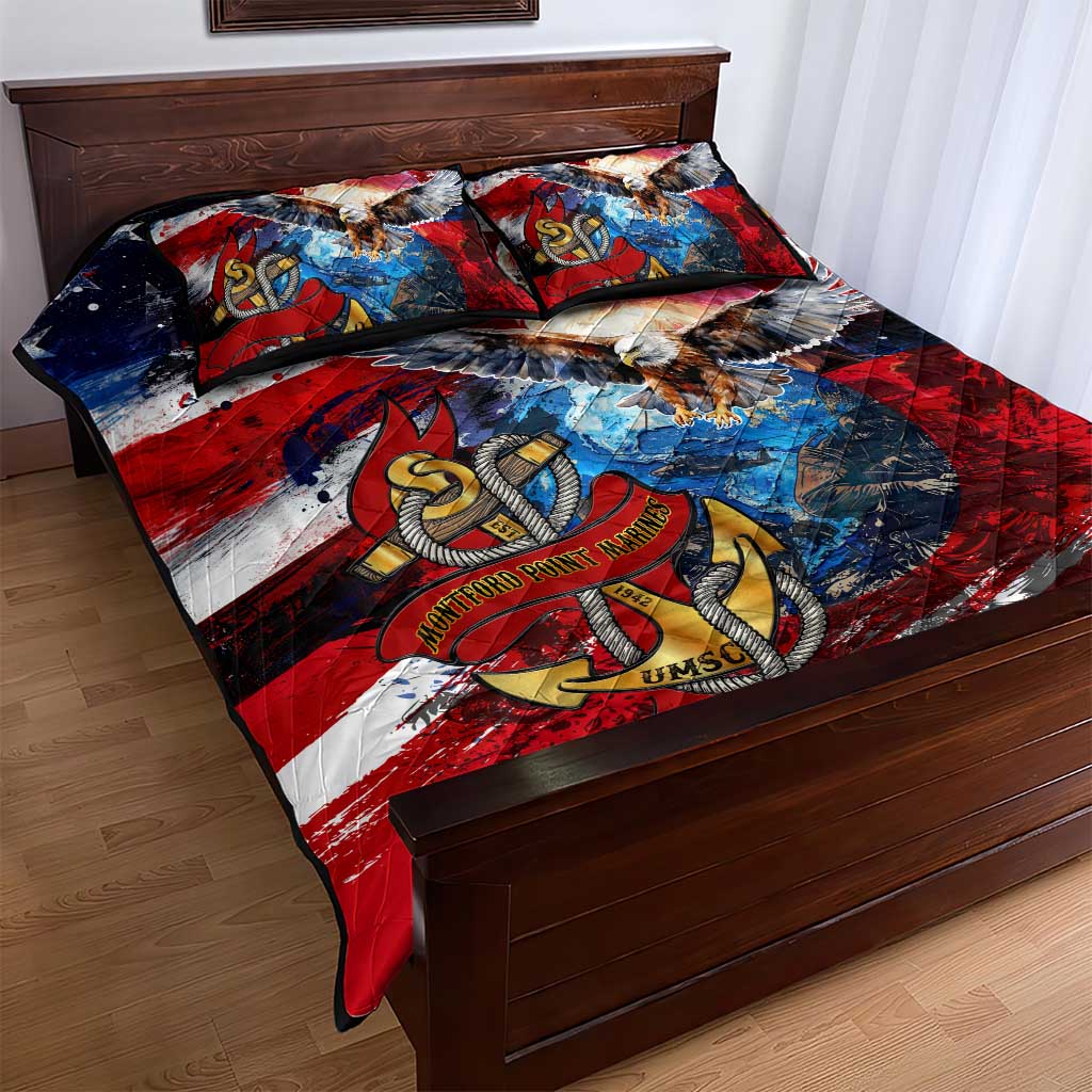 Serving The Nation Despite Injustice Quilt Bed Set - Wonder Print Shop