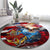Serving The Nation Despite Injustice Round Carpet - Wonder Print Shop