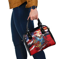 Serving The Nation Despite Injustice Shoulder Handbag - Wonder Print Shop