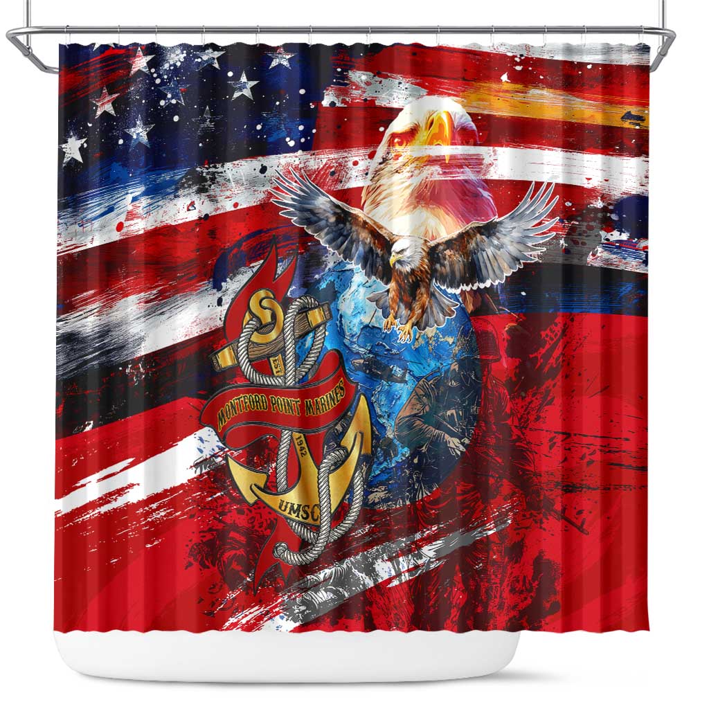 Serving The Nation Despite Injustice Shower Curtain - Wonder Print Shop
