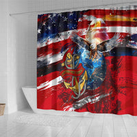 Serving The Nation Despite Injustice Shower Curtain - Wonder Print Shop
