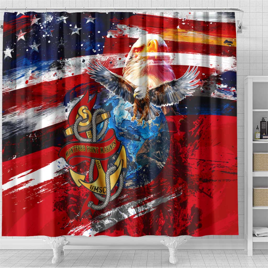 Serving The Nation Despite Injustice Shower Curtain - Wonder Print Shop