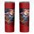 Serving The Nation Despite Injustice Skinny Tumbler - Wonder Print Shop