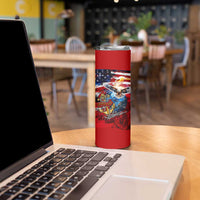 Serving The Nation Despite Injustice Skinny Tumbler - Wonder Print Shop