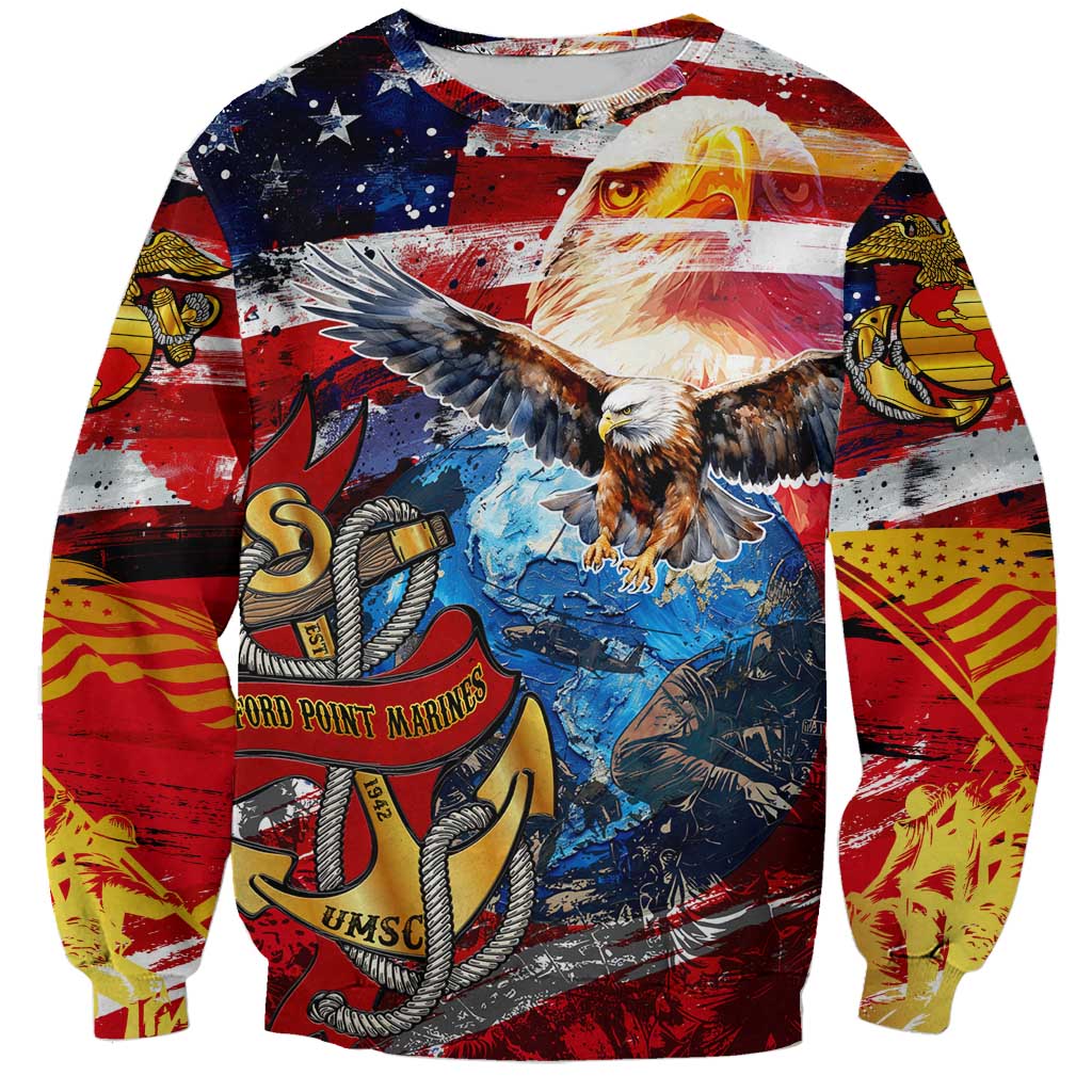 Serving The Nation Despite Injustice Sweatshirt - Wonder Print Shop