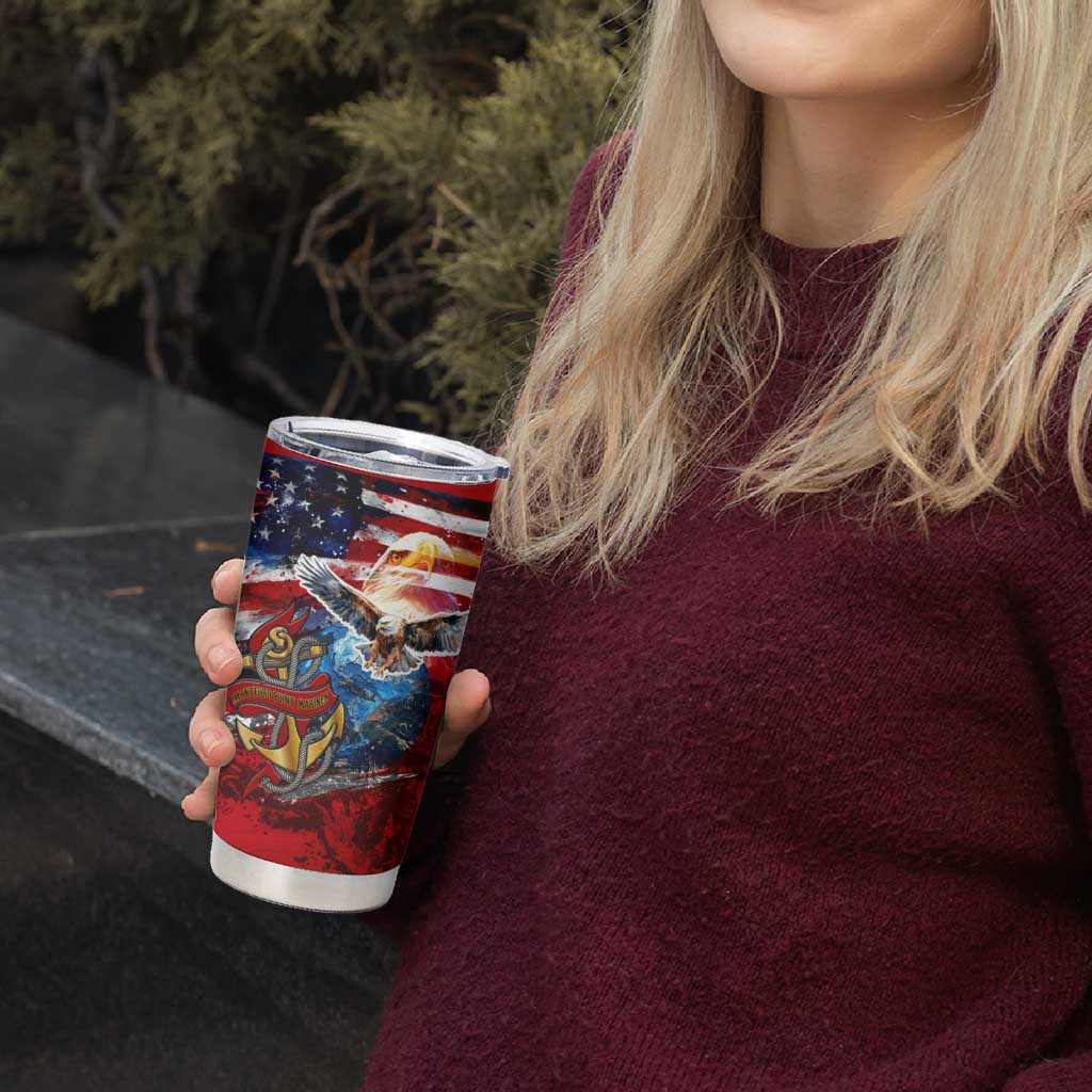 Serving The Nation Despite Injustice Tumbler Cup - Wonder Print Shop