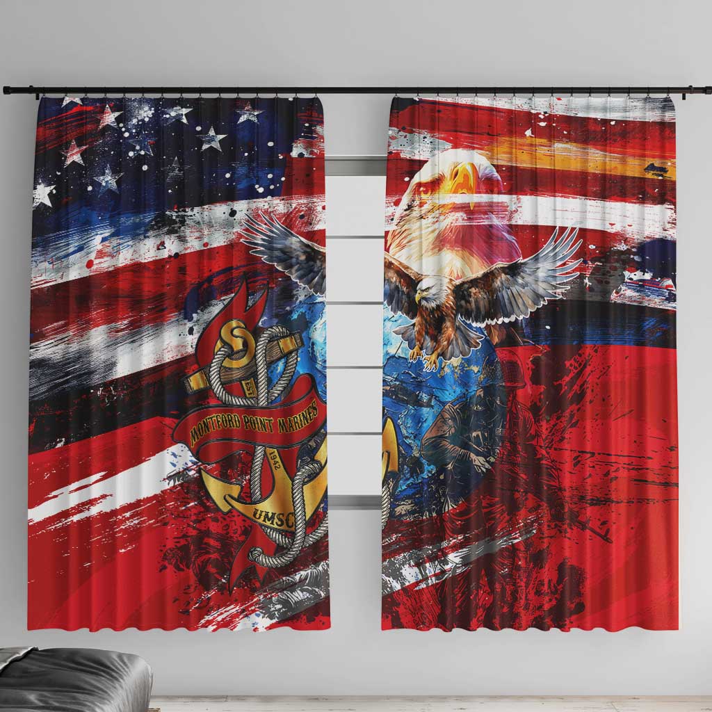Serving The Nation Despite Injustice Window Curtain - Wonder Print Shop