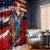 Serving The Nation Despite Injustice Window Curtain - Wonder Print Shop