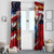 Serving The Nation Despite Injustice Window Curtain - Wonder Print Shop