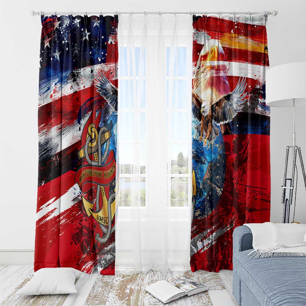 Serving The Nation Despite Injustice Window Curtain - Wonder Print Shop