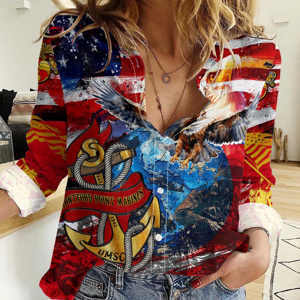 Serving The Nation Despite Injustice Women Casual Shirt - Wonder Print Shop