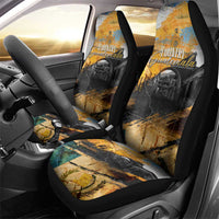 Guatemala Country Pride Car Seat Cover Grunge Map Art with National Landmark Flag Texture - Wonder Print Shop