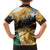 Guatemala Country Pride Family Matching Long Sleeve Bodycon Dress and Hawaiian Shirt Grunge Map Art with National Landmark Flag Texture - Wonder Print Shop