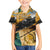 Guatemala Country Pride Family Matching Puletasi and Hawaiian Shirt Grunge Map Art with National Landmark Flag Texture - Wonder Print Shop