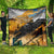 Guatemala Country Pride Quilt Grunge Map Art with National Landmark Flag Texture - Wonder Print Shop