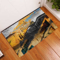 Guatemala Country Pride Rubber Doormat Grunge Map Art with National Landmark Flag Texture - Wonder Print Shop