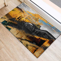 Guatemala Country Pride Rubber Doormat Grunge Map Art with National Landmark Flag Texture - Wonder Print Shop