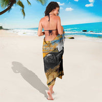 Guatemala Country Pride Sarong Grunge Map Art with National Landmark Flag Texture - Wonder Print Shop