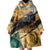 Guatemala Country Pride Wearable Blanket Hoodie Grunge Map Art with National Landmark Flag Texture - Wonder Print Shop