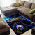 El Salvador Country Pride Area Rug Map Flag and National Emblem Art in Cosmic Blue - Wonder Print Shop