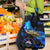 El Salvador Country Pride Grocery Bag Map Flag and National Emblem Art in Cosmic Blue - Wonder Print Shop