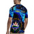 El Salvador Country Pride Rugby Jersey Map Flag and National Emblem Art in Cosmic Blue - Wonder Print Shop