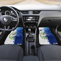The Deep Heart Of Belize Car Mats Belize Abstract Heritage Ocean Blue Splash Art - Wonder Print Shop