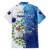 The Deep Heart Of Belize Hawaiian Shirt Belize Abstract Heritage Ocean Blue Splash Art - Wonder Print Shop