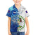 The Deep Heart Of Belize Kid Hawaiian Shirt Belize Abstract Heritage Ocean Blue Splash Art - Wonder Print Shop