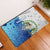 The Deep Heart Of Belize Rubber Doormat Belize Abstract Heritage Ocean Blue Splash Art - Wonder Print Shop