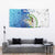 The Deep Heart Of Belize Tapestry Belize Abstract Heritage Ocean Blue Splash Art - Wonder Print Shop