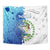 The Deep Heart Of Belize Tapestry Belize Abstract Heritage Ocean Blue Splash Art - Wonder Print Shop