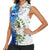 The Deep Heart Of Belize Women Sleeveless Polo Shirt Belize Abstract Heritage Ocean Blue Splash Art - Wonder Print Shop