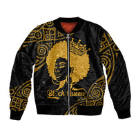Educated Black Queen Bomber Jacket African Women - Wonder Print Shop