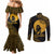 educated-black-queen-couples-matching-mermaid-dress-and-long-sleeve-button-shirts-african-women