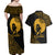 Educated Black Queen Couples Matching Off Shoulder Maxi Dress and Hawaiian Shirt African Women - Wonder Print Shop